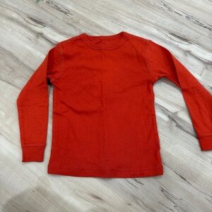 Leveret kids Orange Long Sleeve Shirt Size 4 years